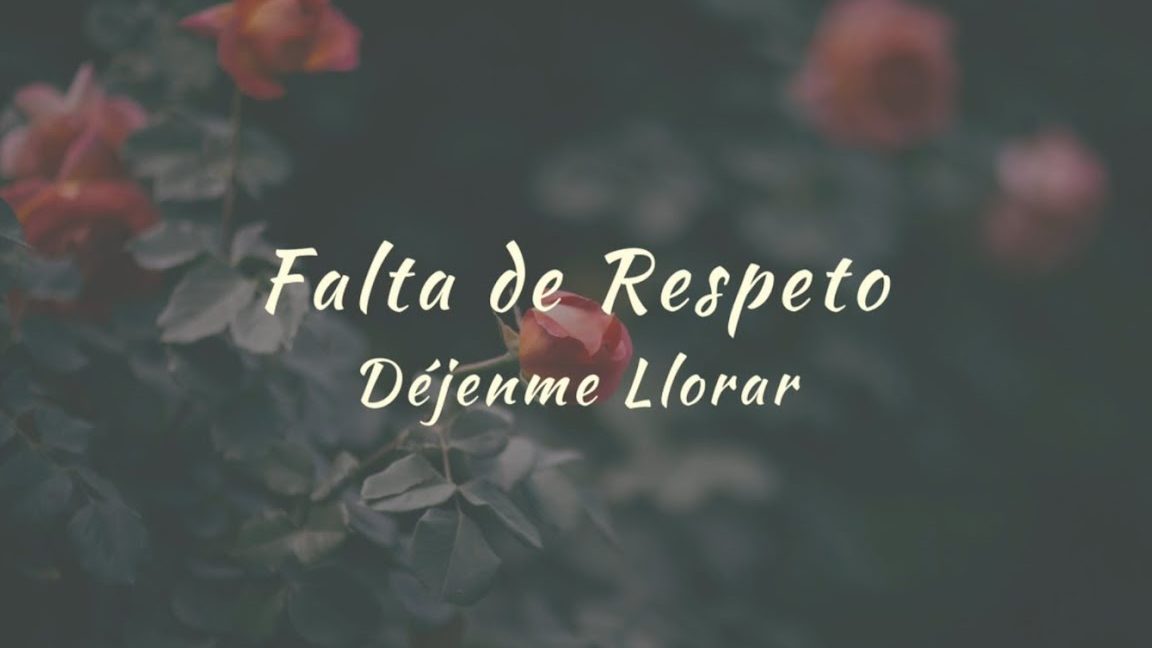falta respeto