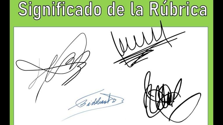 Firma Ridicula Firma o Rúbrica: Qué debes usar en documentos