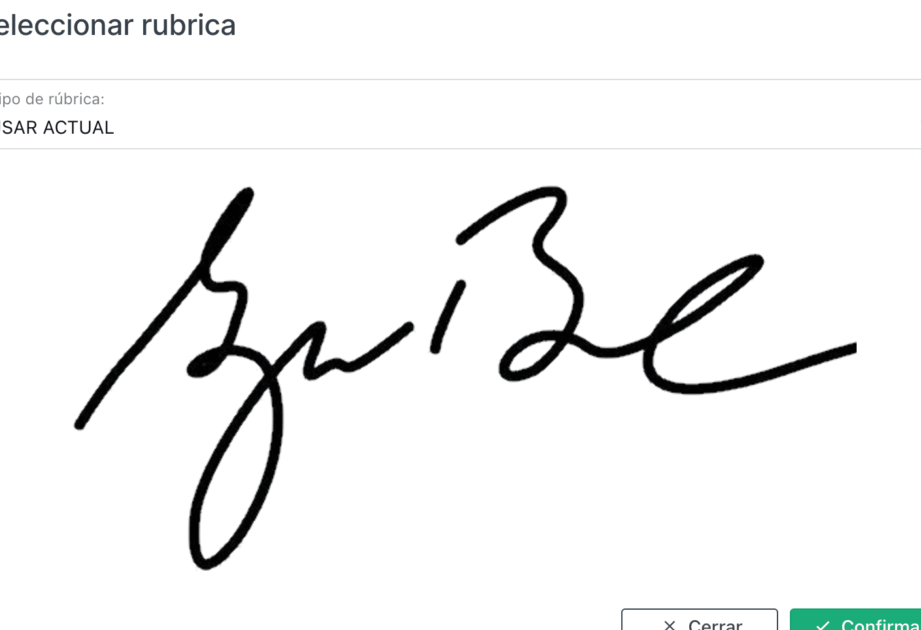 firma rubrica