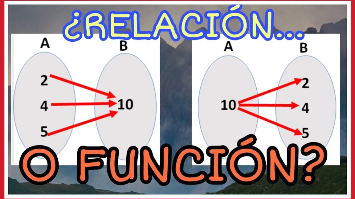 relacion funcion